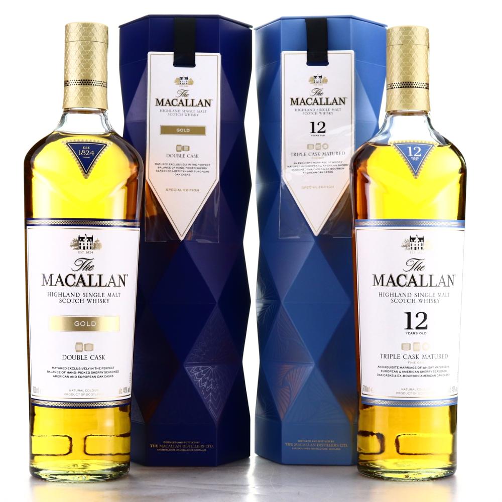 Macallan 12 Year Old Double & Triple Cask Special Edition 2 x 70cl with Bag