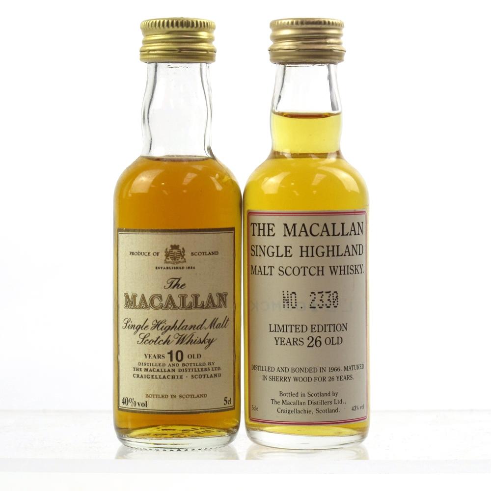Macallan 26 and 10 Year Old 2 x 5cl