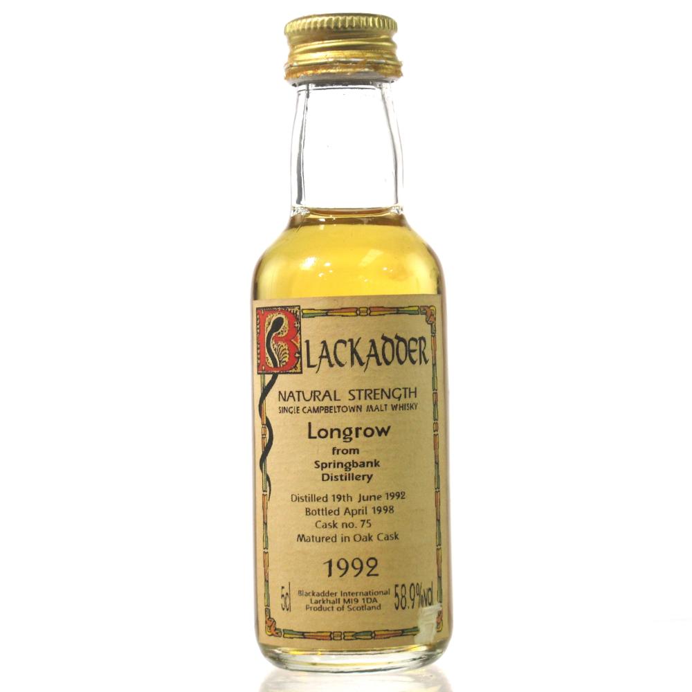 Longrow 1992 Blackadder Miniature 5cl