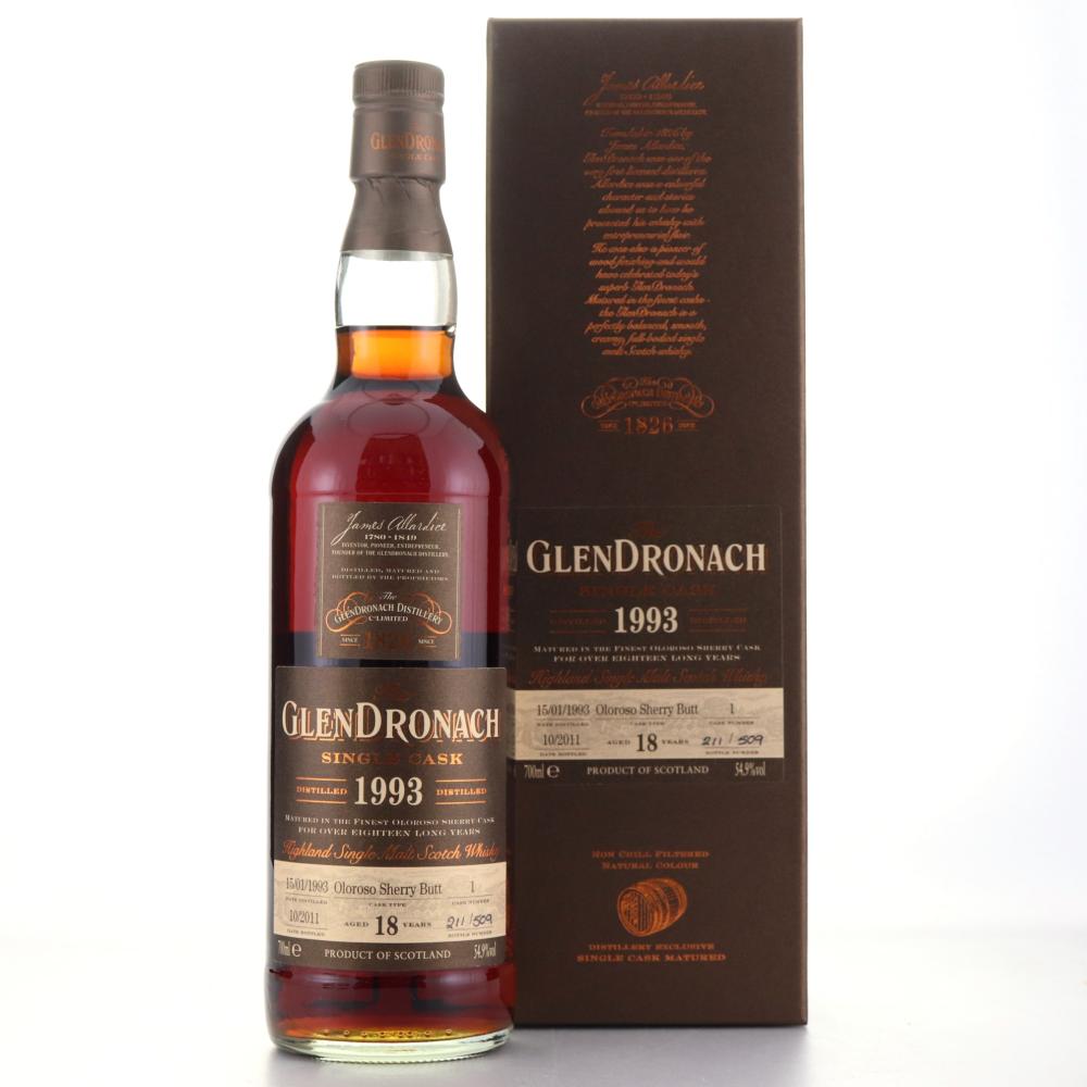 Glendronach 1993 Single Sherry Cask 18 Year Old #1