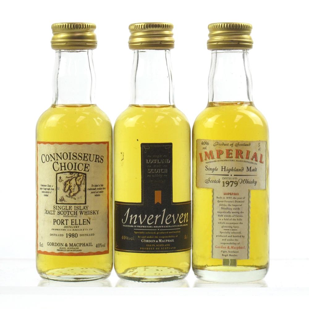 Closed Distillery Minitures 3 x 5cl / Including Port Ellen 1980