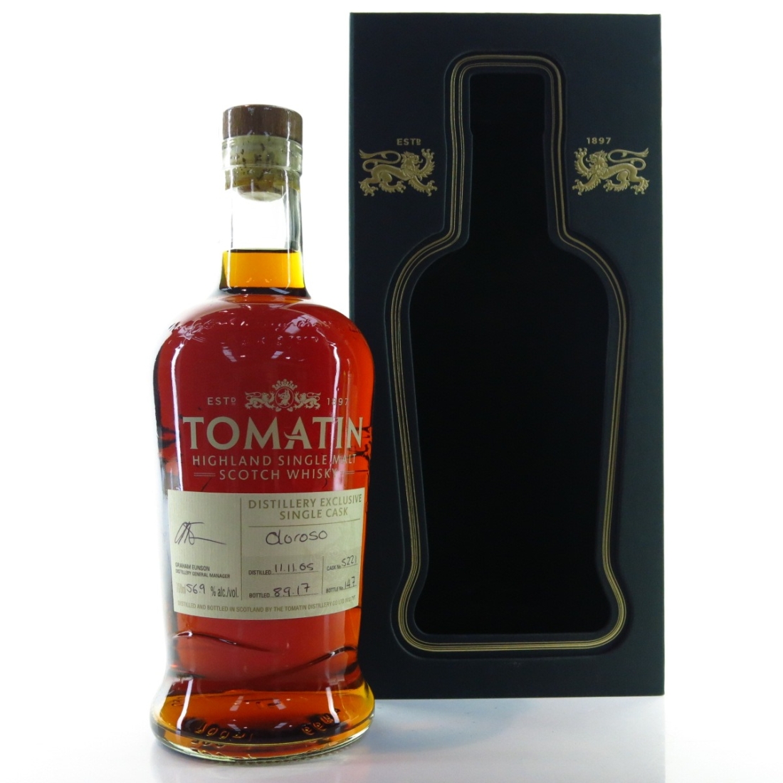Tomatin 2005 Single Oloroso Cask 11 Year Old #5221 / Distillery Exclusive