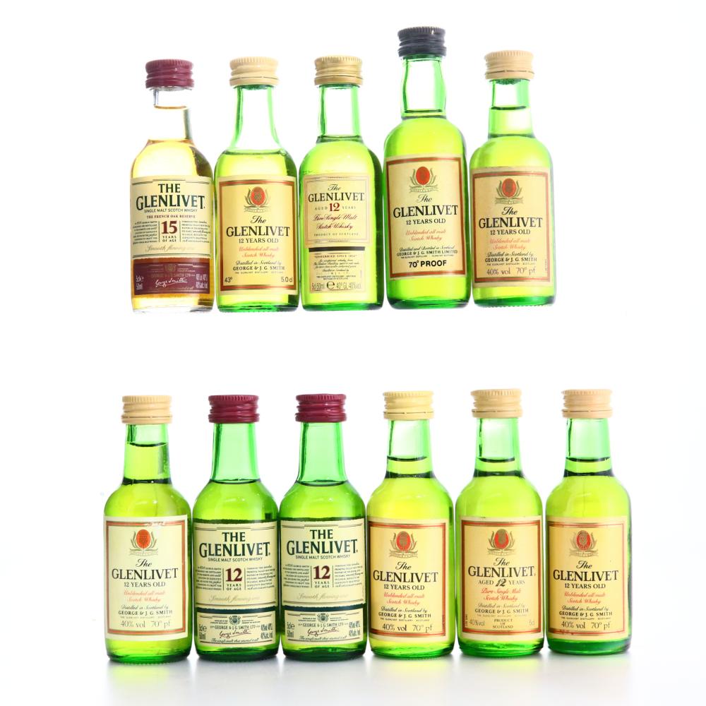Glenlivet Miniatures x 11