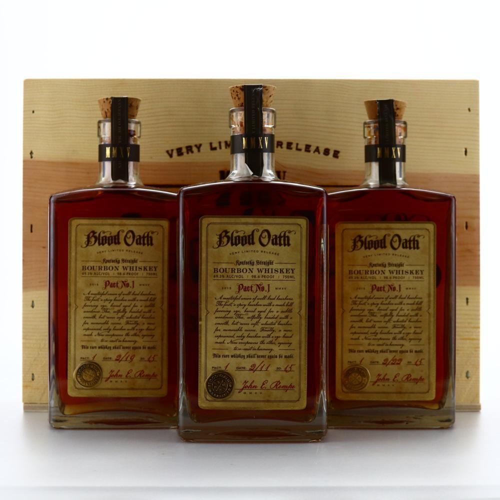 Blood Oath Kentucky Straight Bourbon 3 x 75cl 2015 / Pact No.1
