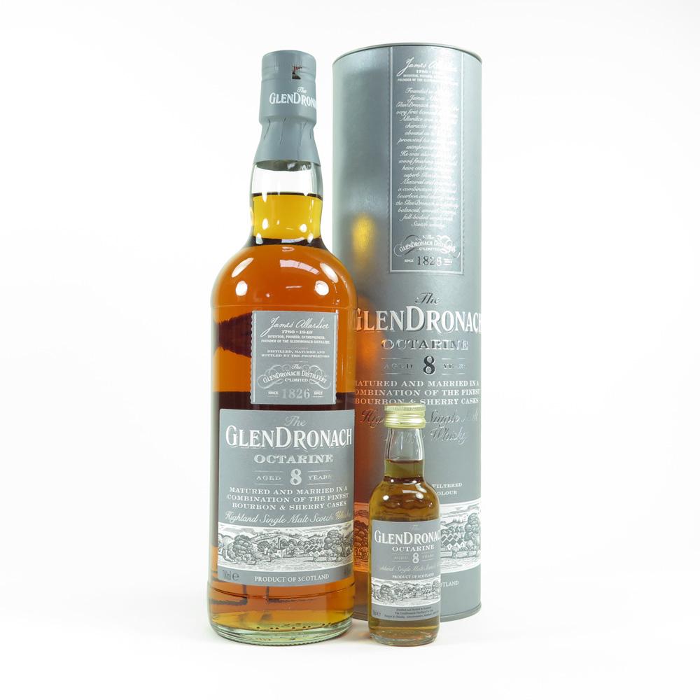Glendronach Octarine 8 Year Old and Miniature 5cl