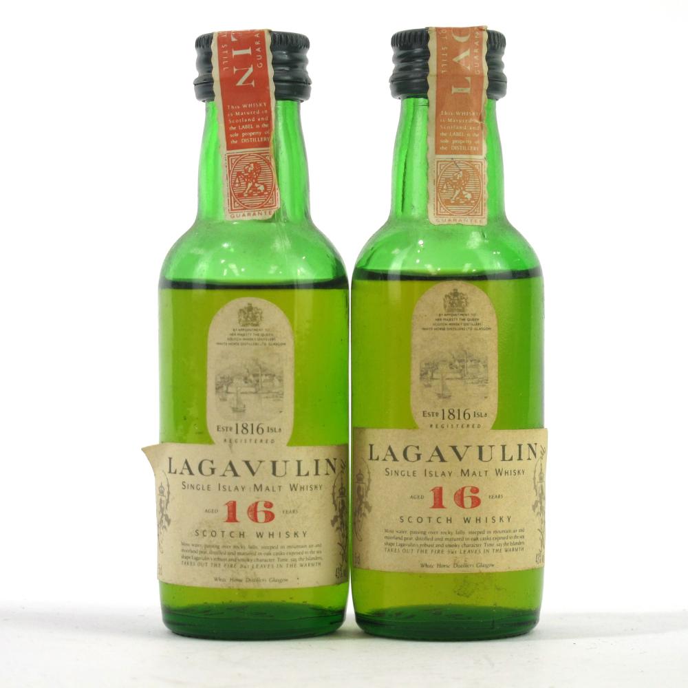 Lagavulin 16 Year Old White Horse Miniature Selection 2 x 5cl