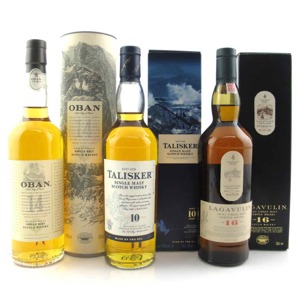Classic Malts Collection 3 x 20cl / Lagavulin, Talisker, Oban
