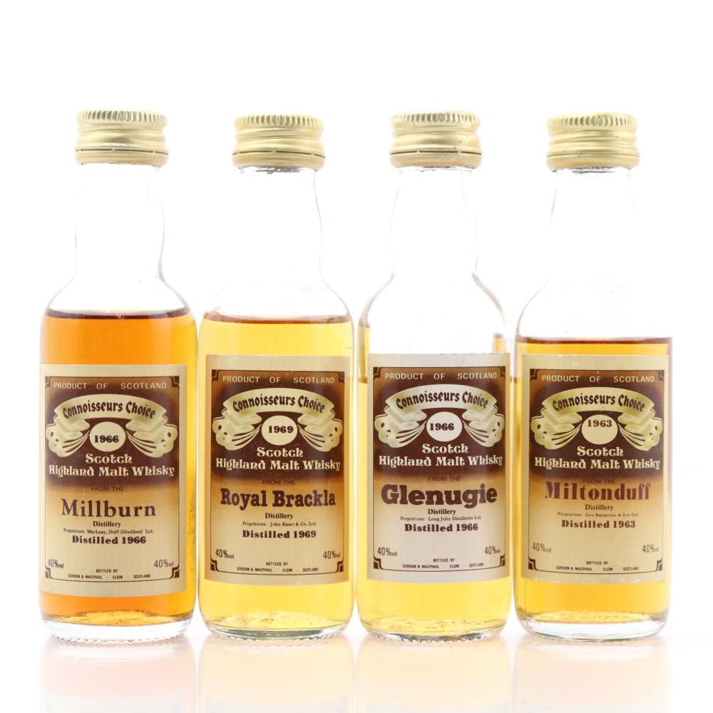Gordon and MacPhail Miniature Selection x 4