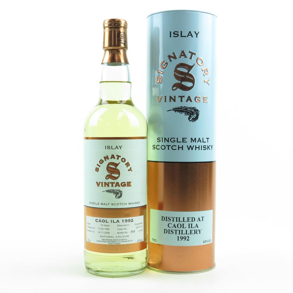 Caol Ila 1992 Signatory Vintage 14 Year Old