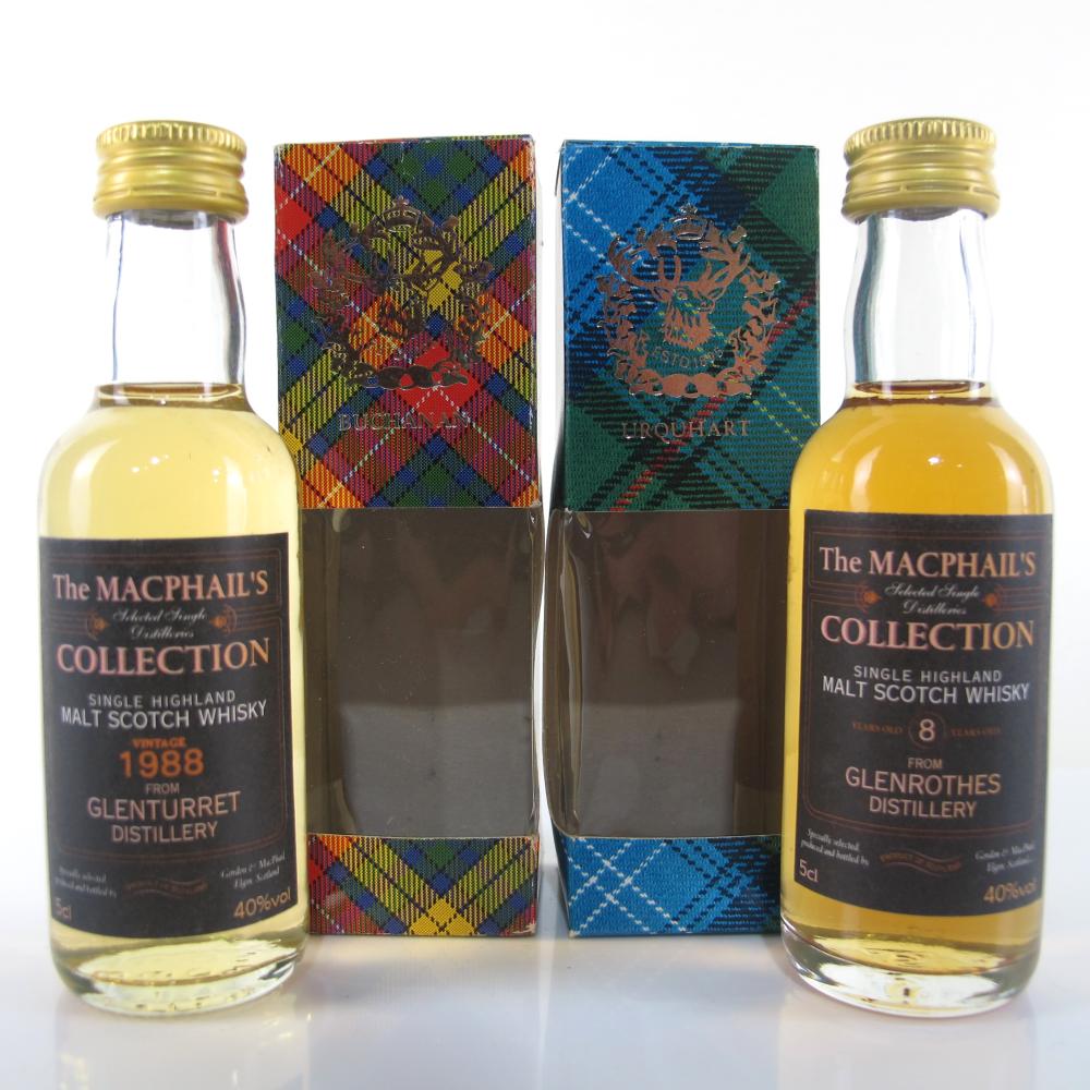 Miscellaneous Gordon and MacPhail Miniature Selection 2 x 5cl