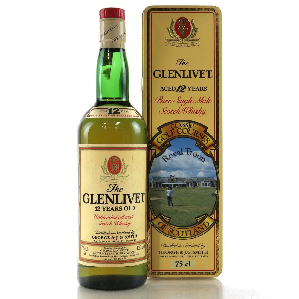 Glenlivet 12 Year Old Classic Golf Courses 1980s / Royal Troon 