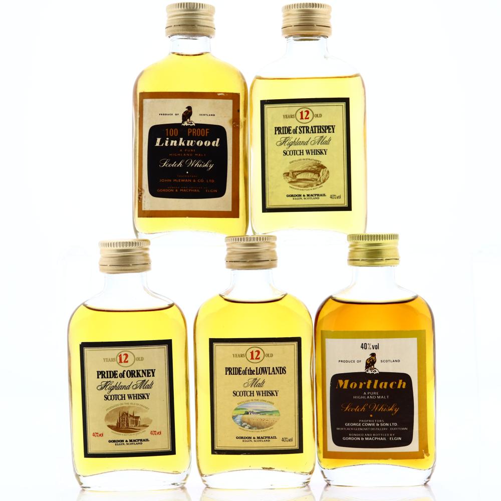 Gordon and MacPhail Miniature Selection 5 x 5cl