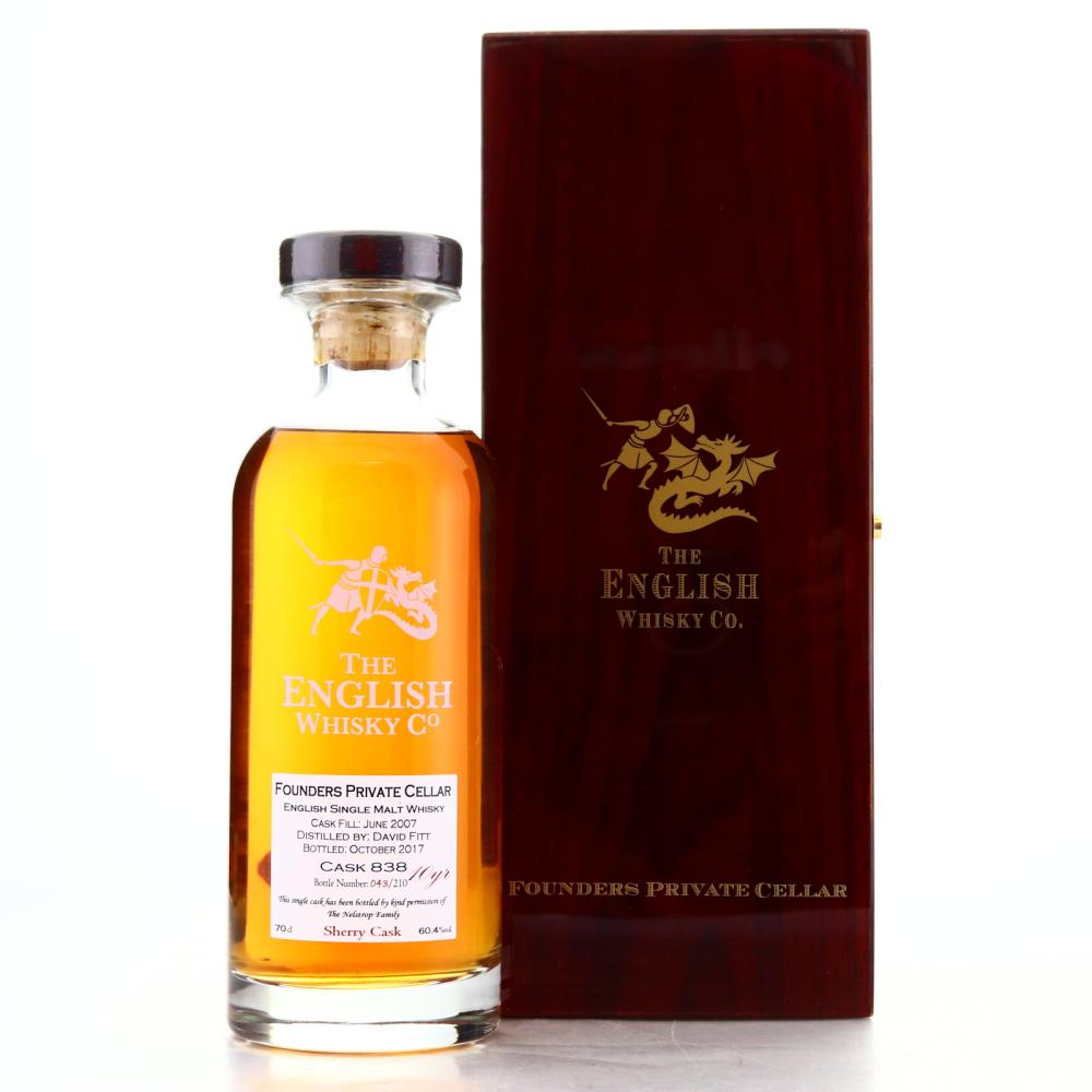 English Whisky Co 20067 Founders Private Cellar #838