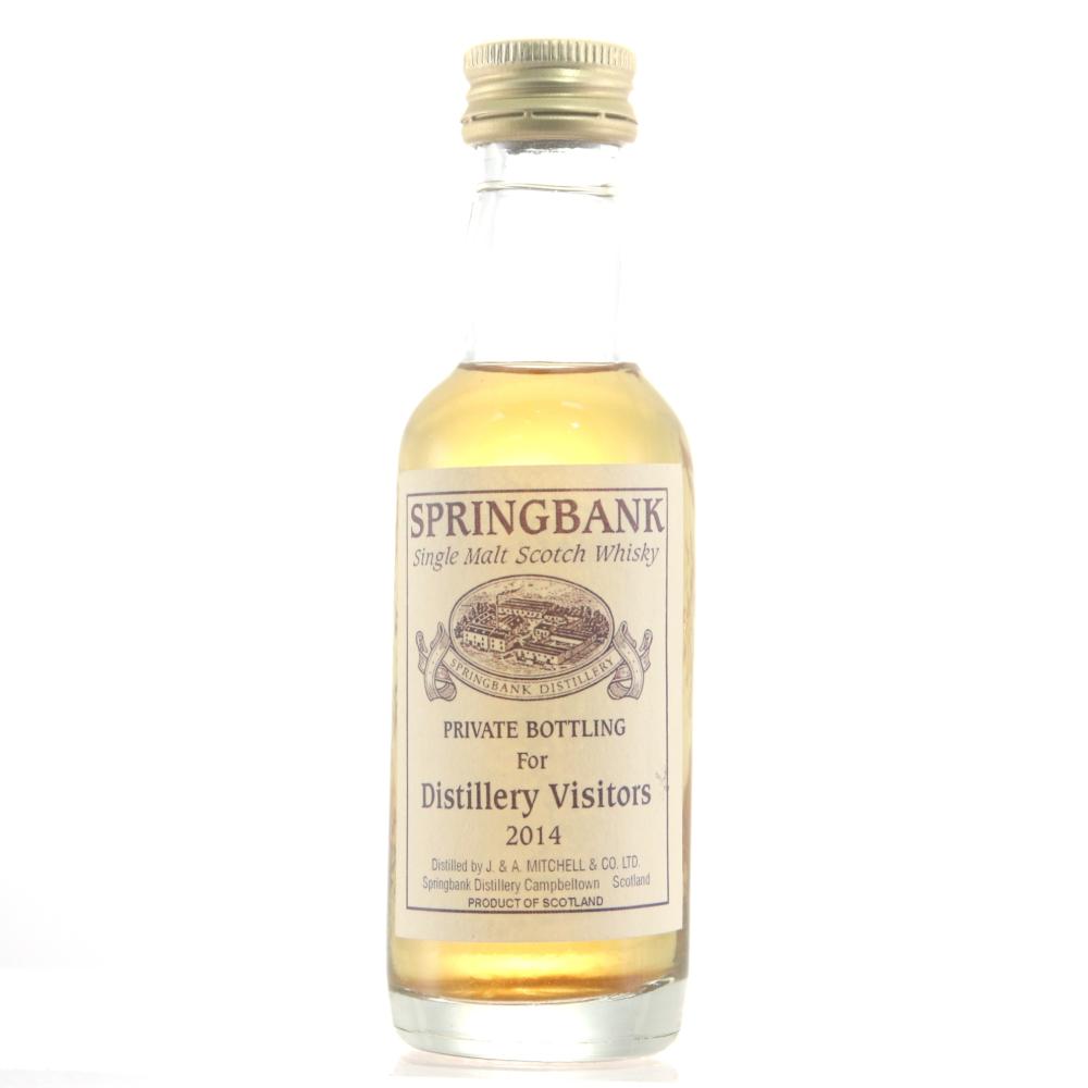 Springbank Private Bottle Distillery Visitors 2014 Miniature 5cl