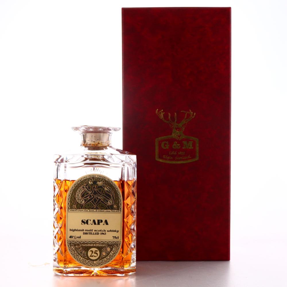 Scapa 1963 Gordon and MacPhail 25 Year Old  Decanter / The Dram Takers
