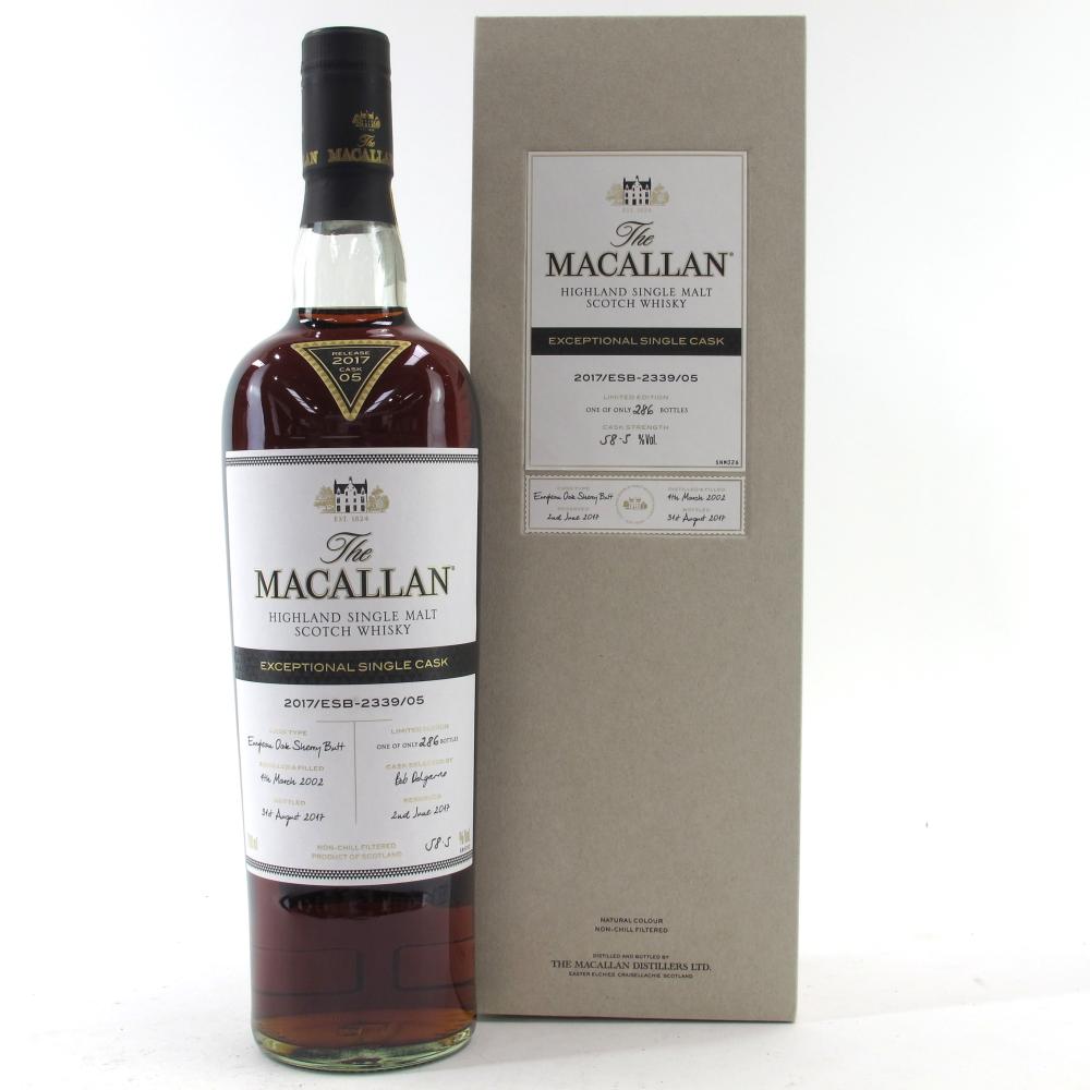 Macallan 2002 Exceptional Cask #2339-05