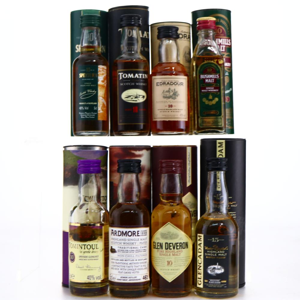 Highland, Irish & Speyside Miniatures x 8