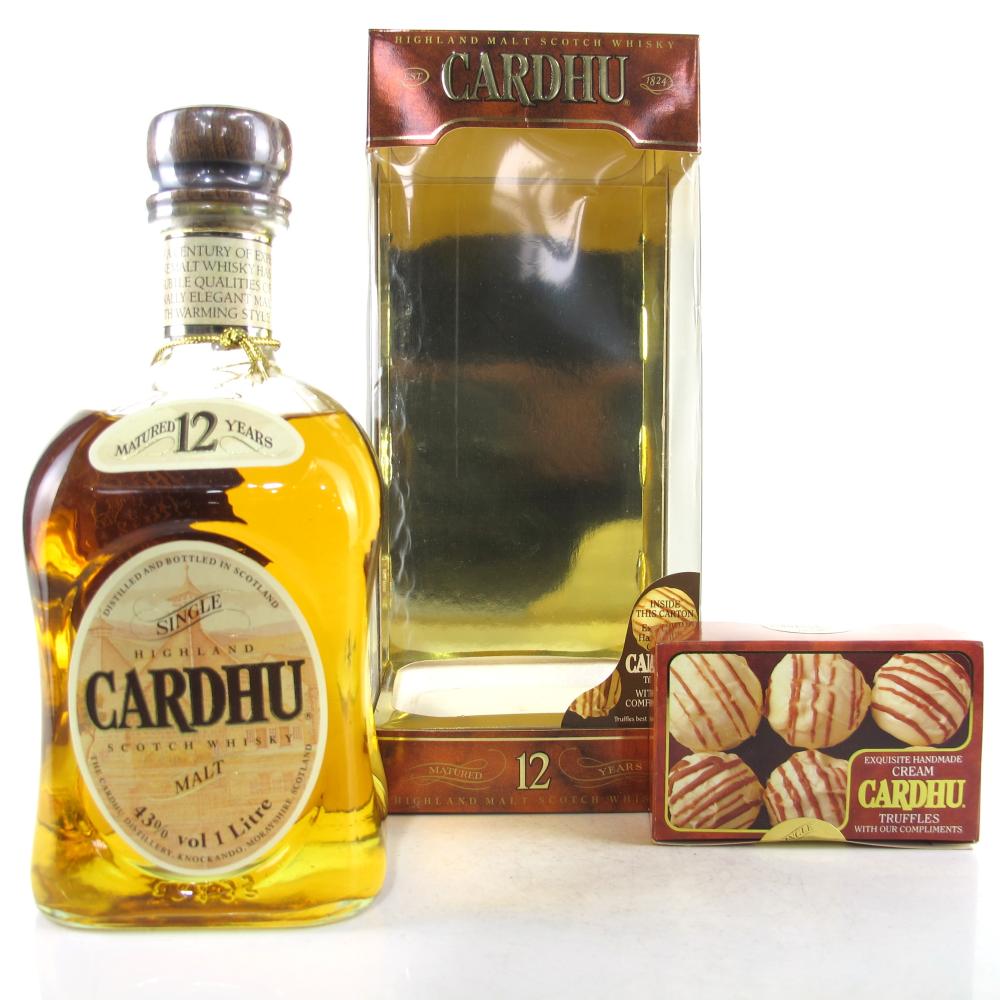 Cardhu 12 Year Old 1980s 1 Litre / Including Truffles