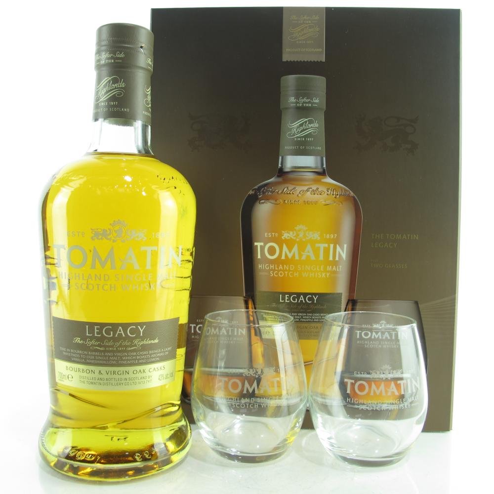 Tomatin Legacy Gift Set / Including Two Tumblers