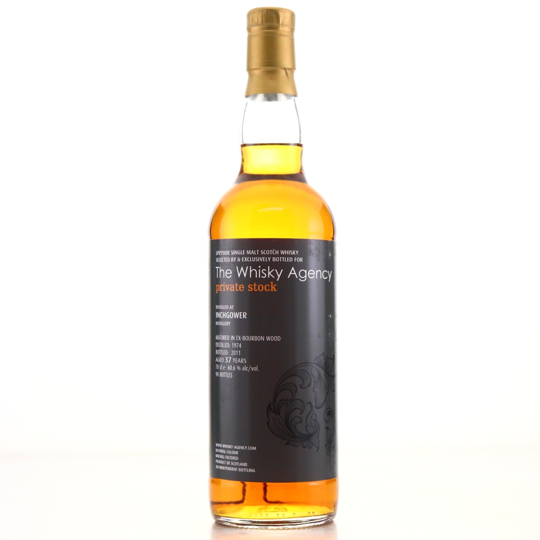 Inchgower 1974 Whisky Agency 37 Year Old / Private Stock