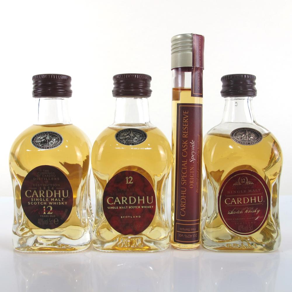 Cardhu Miniature Collection 2cl and 3 x 5cl 