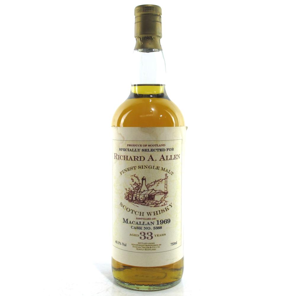 Macallan 1969 Duncan Taylor 33 Year Old 75cl / Richard A. Allen