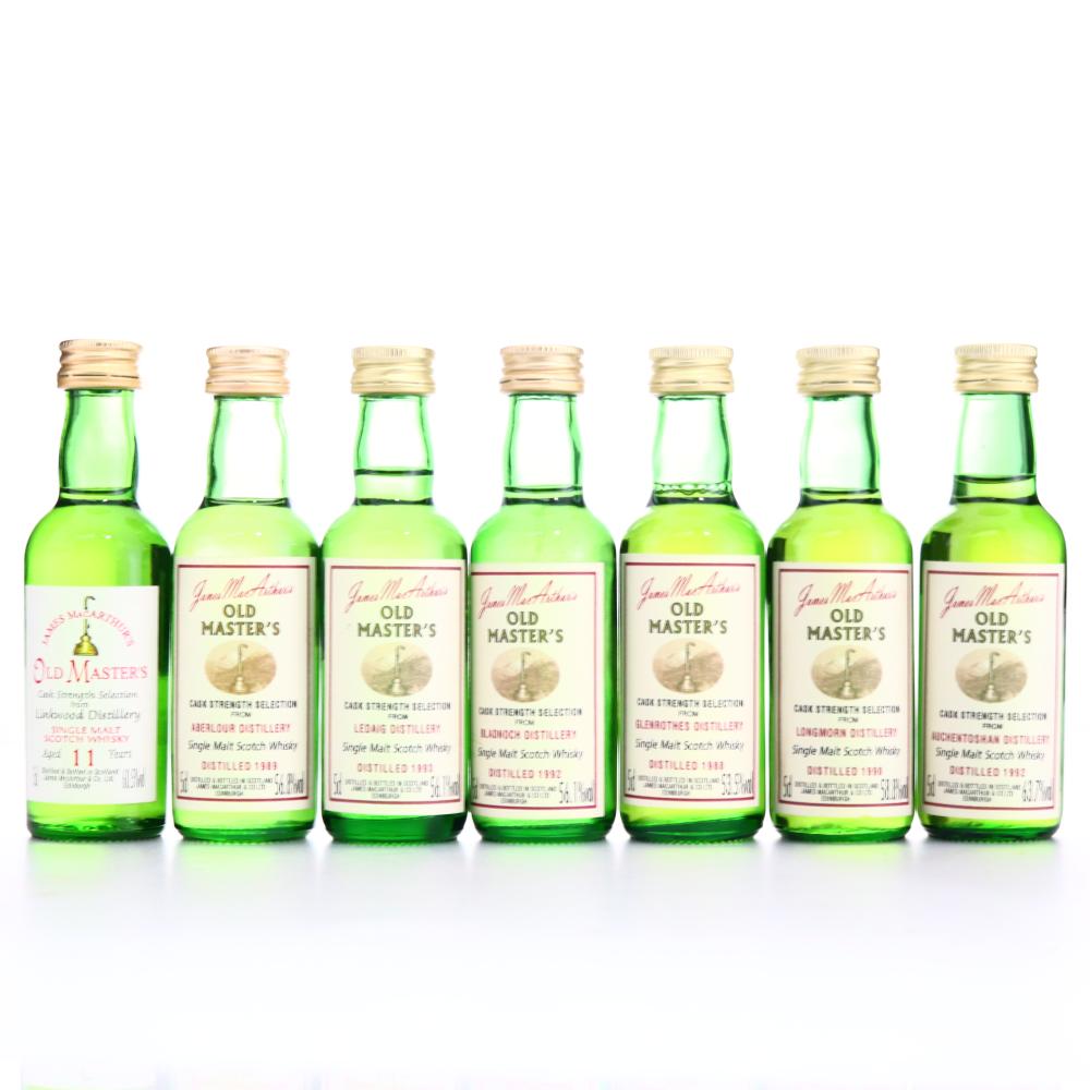 James MacArthur Single Malt Miniatures x 7