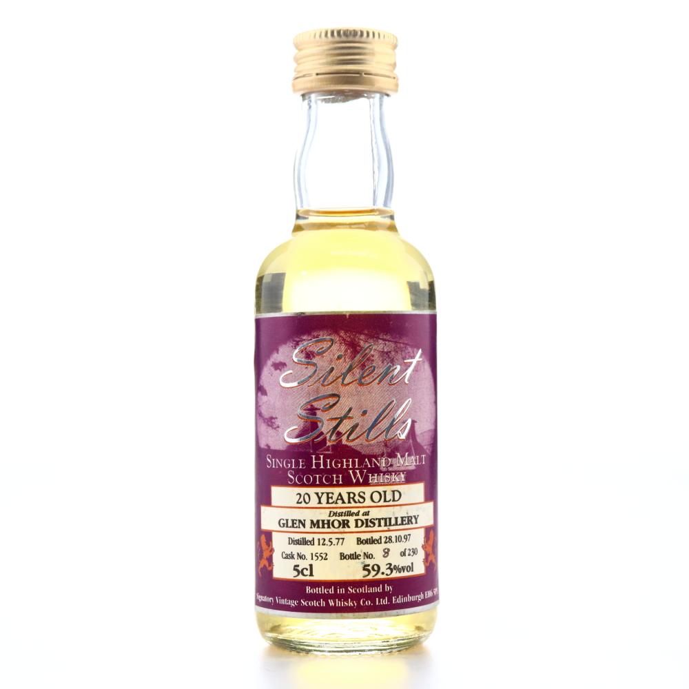 Glen Mhor 1977 Signatory Vintage 20 Year Old Miniature / Silent Stills