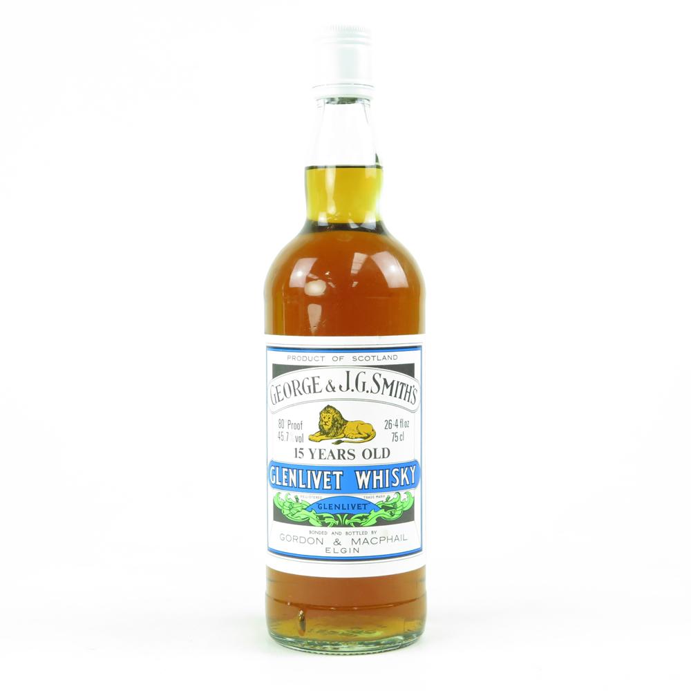 Glenlivet 15 Year Old Gordon and Macphails Circa 1978/1979