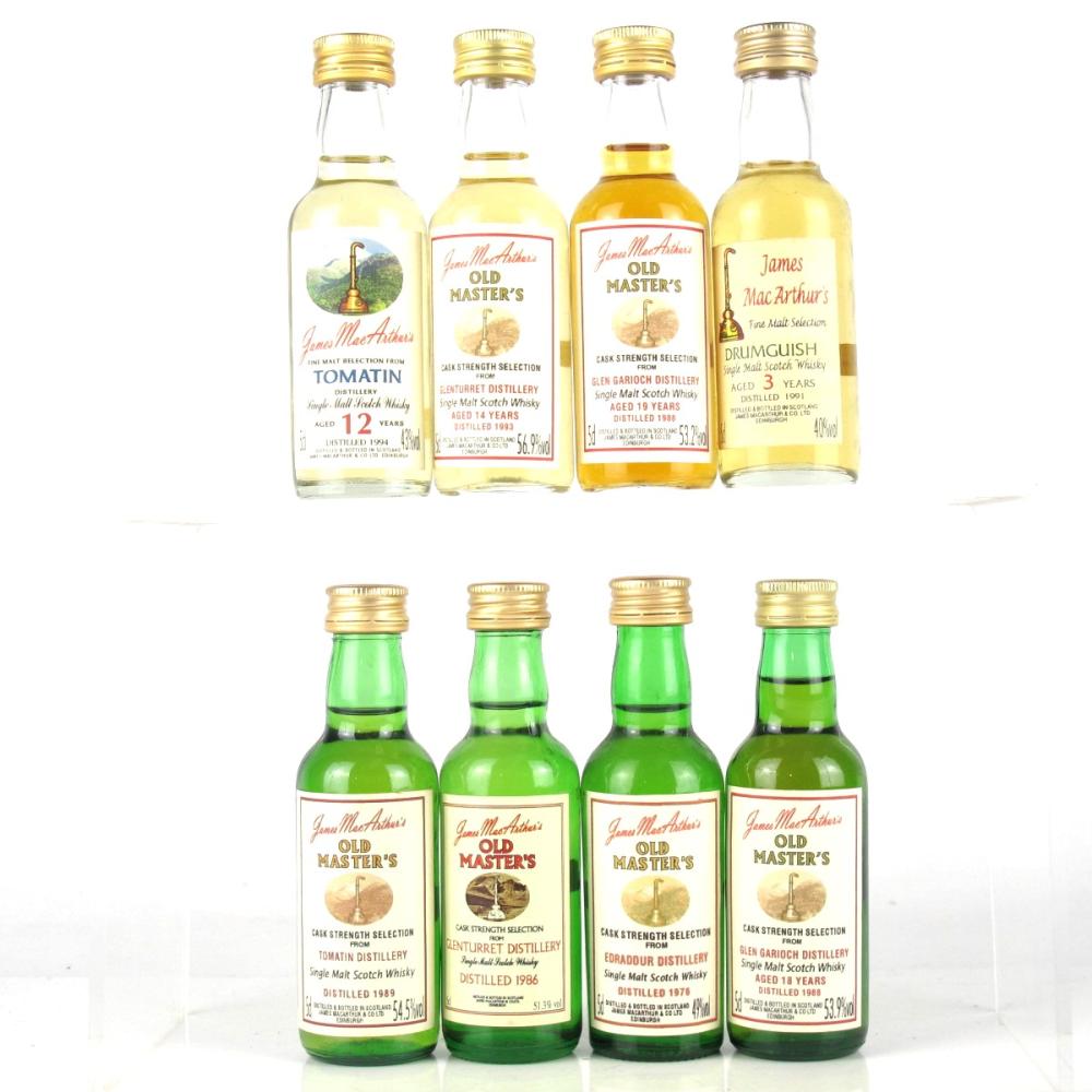 Miscellaneous Highland James MacArthur's Miniature Collection 8 x 5cl