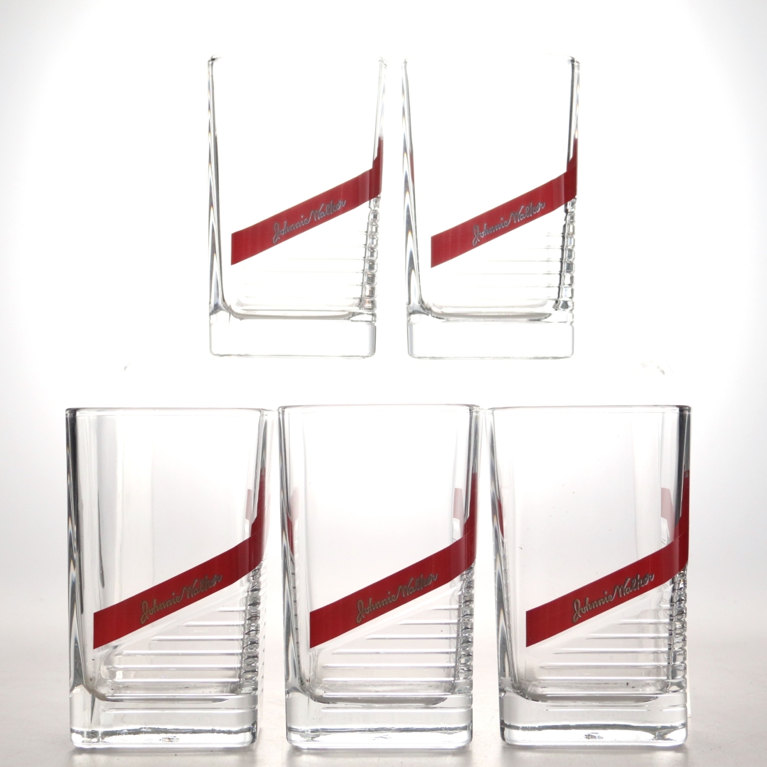 Johnnie Walker Branded Tall Glasses x 5