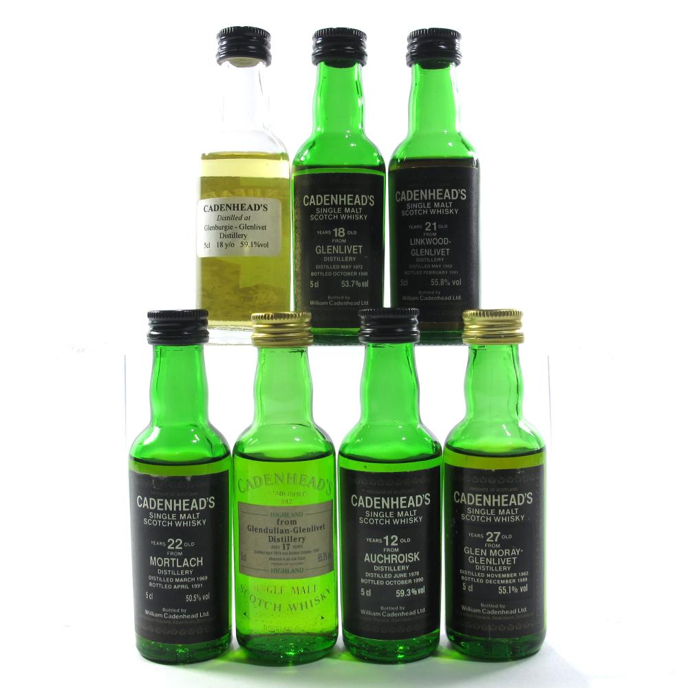 Cadenhead's Speyside Miniature Selection 7 x 5cl