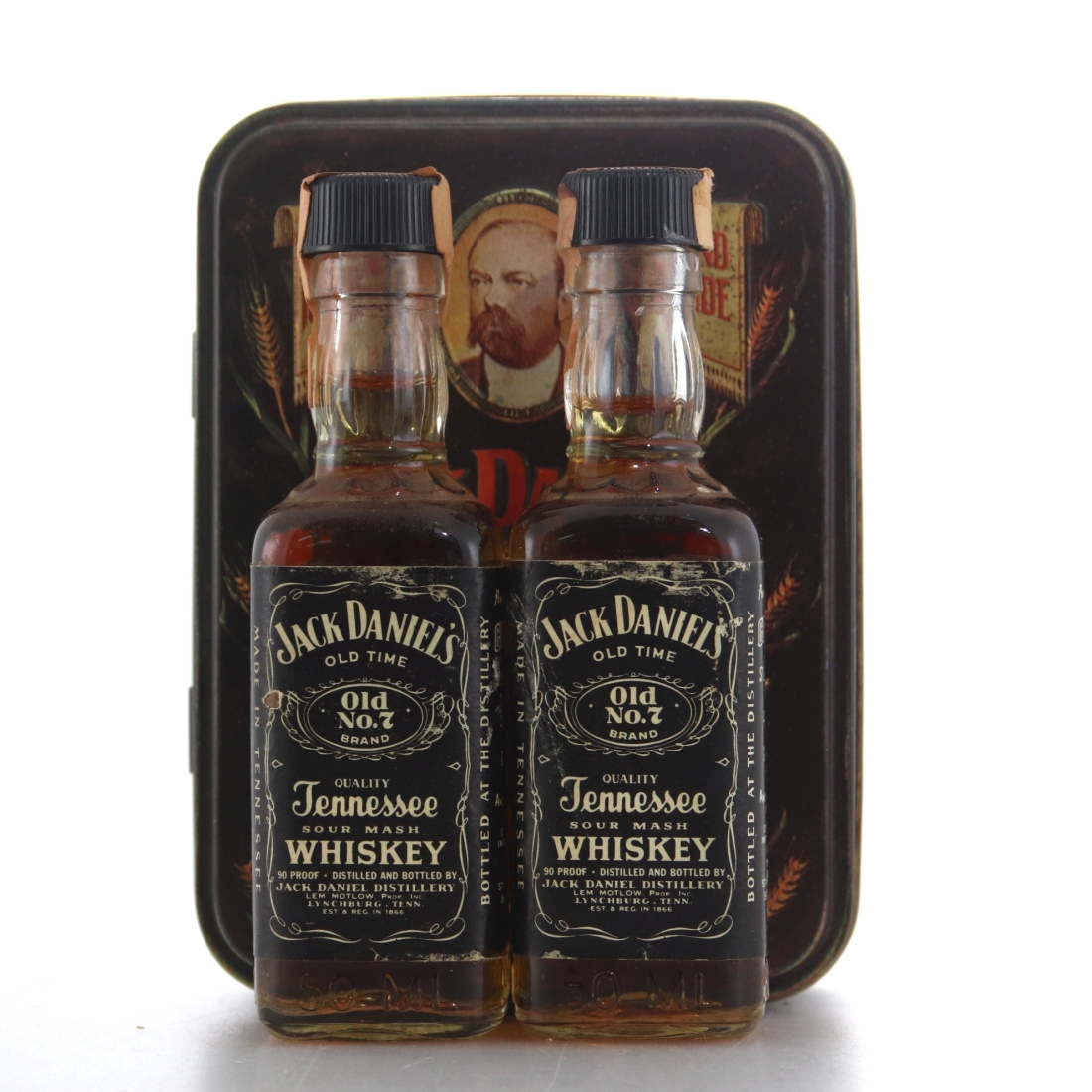Jack Daniel's Old No.7 90 Proof Miniature 2 x 5cl 1981