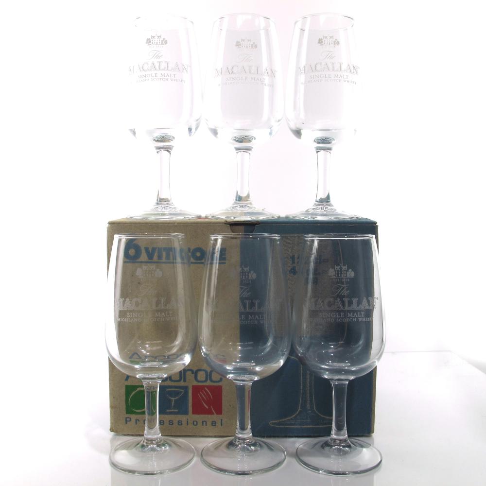 Macallan Branded Copita Glasses x 6