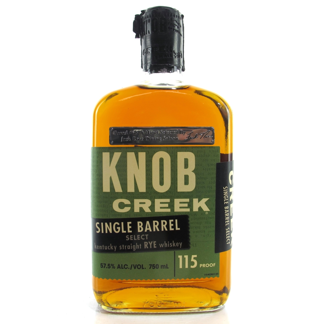 Knob Creek Single Barrel Rye #5874 / Jack Rose Dining Saloon