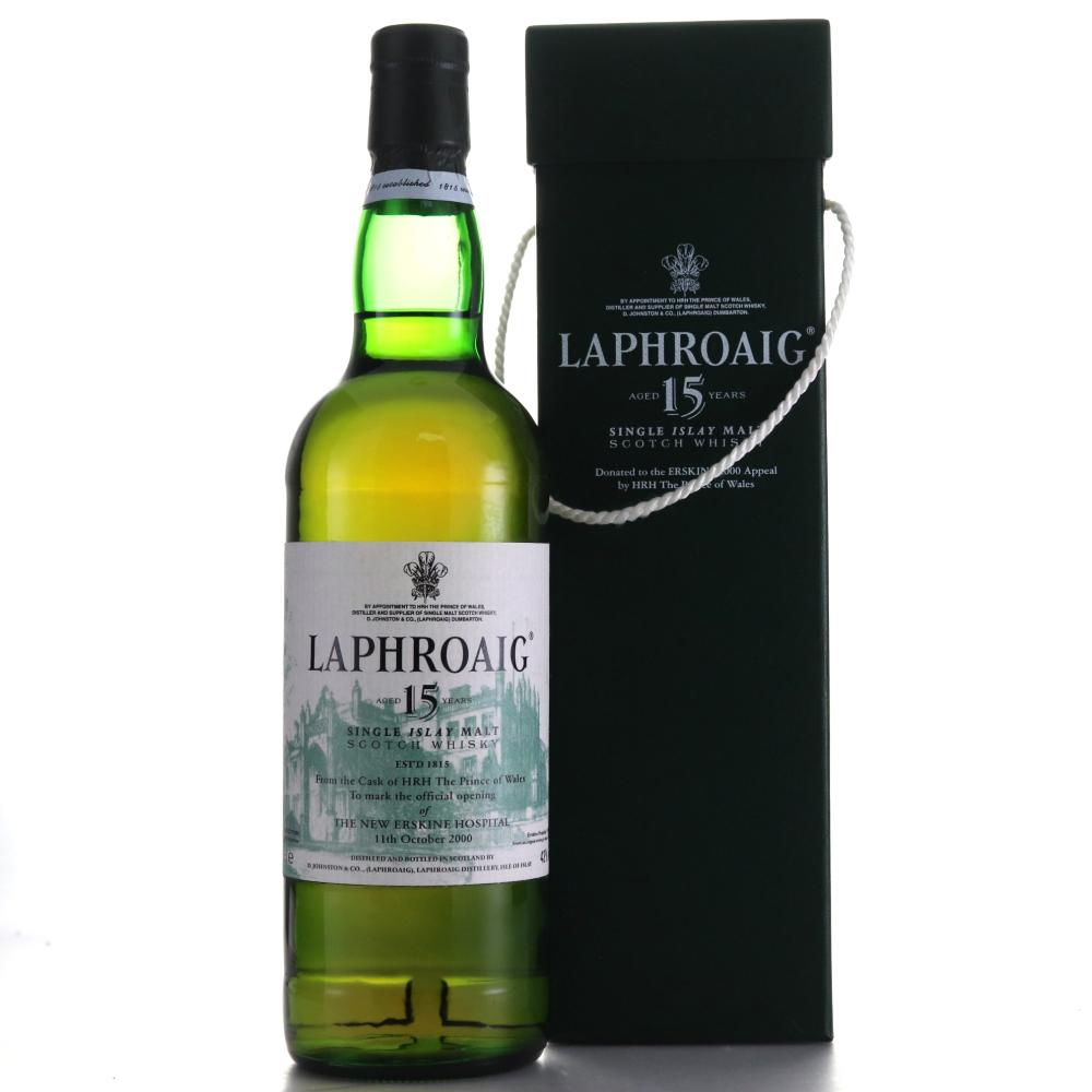 Laphroaig 15 Year Old New Erskine Hospital Appeal 2000 / Mansion House