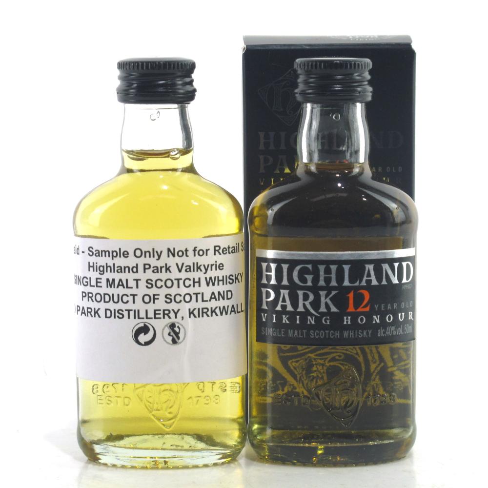 Highland Park 12 Year Old & Valkyrie Miniature 2 x 5cl
