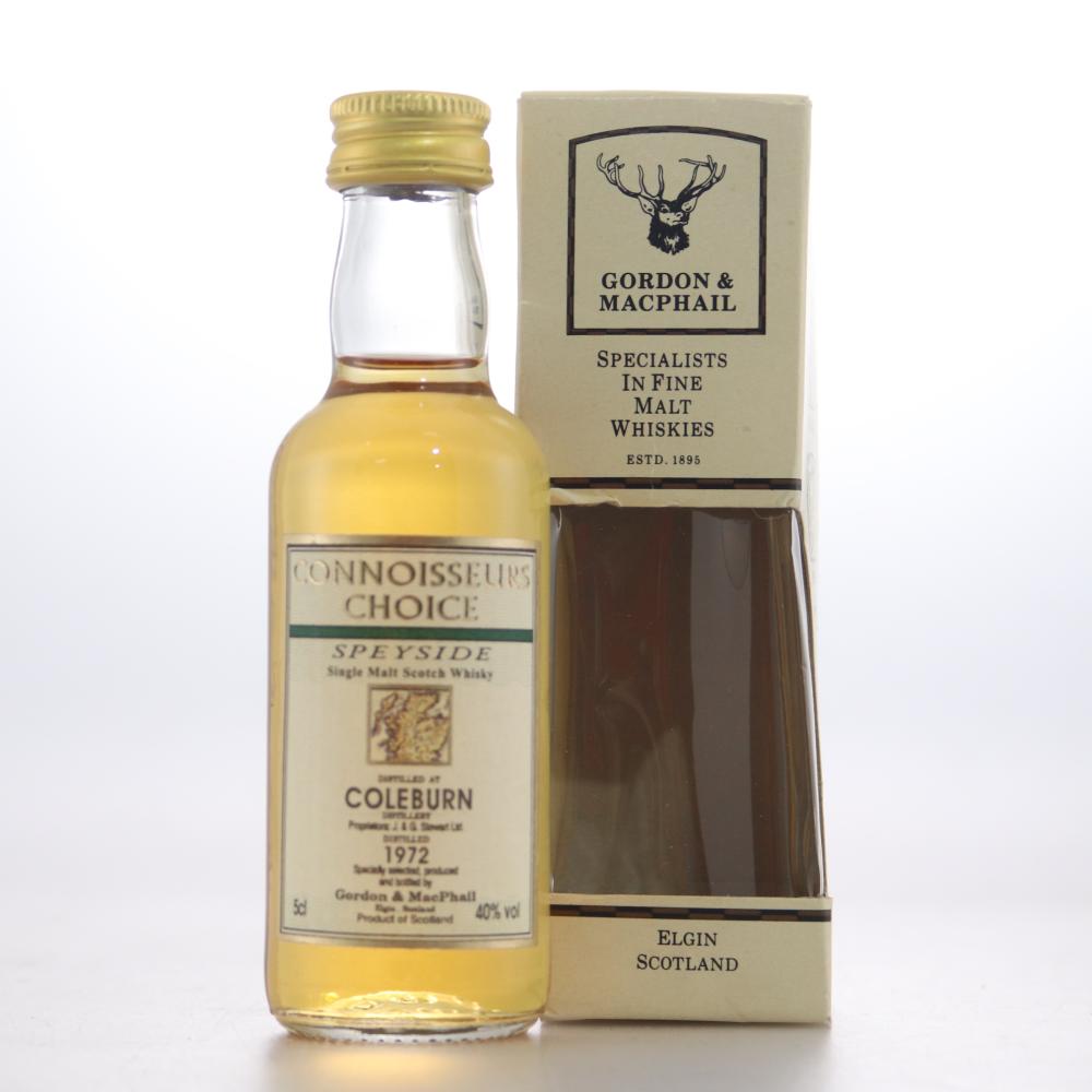 Coleburn 1972 Gordon and MacPhail Miniature 5cl