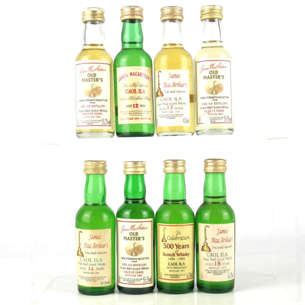 Caol Ila James MacArthur's Miniature Collection 8 x 5cl
