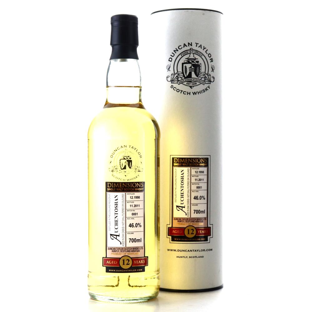 Auchentoshan 1998 Duncan Taylor 12 Year Old Dimensions