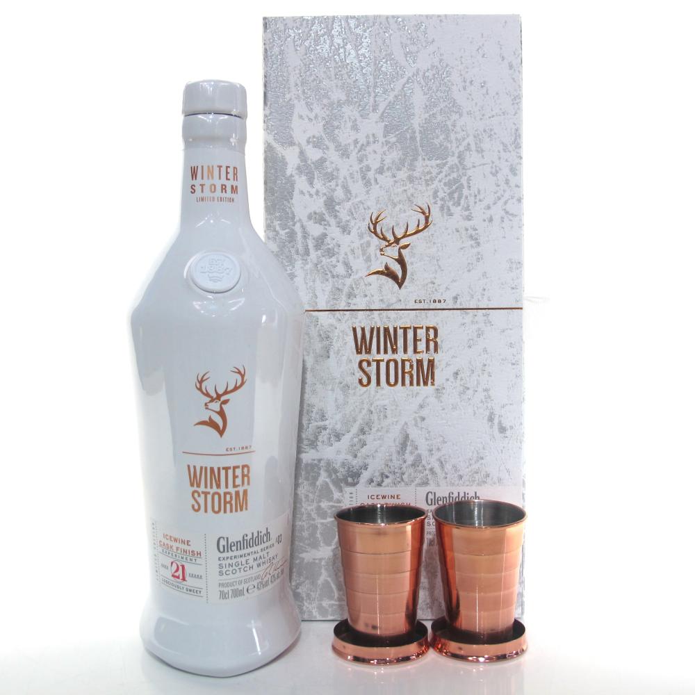 Glenfiddich 21 Year Old Experimental Series #3 Winter Storm / Includes 2 Branded Collapsible Cups
