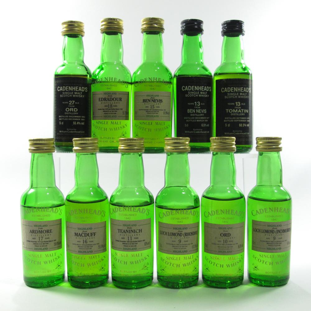 Cadenhead's Highland Miniature Selection 11 x 5cl