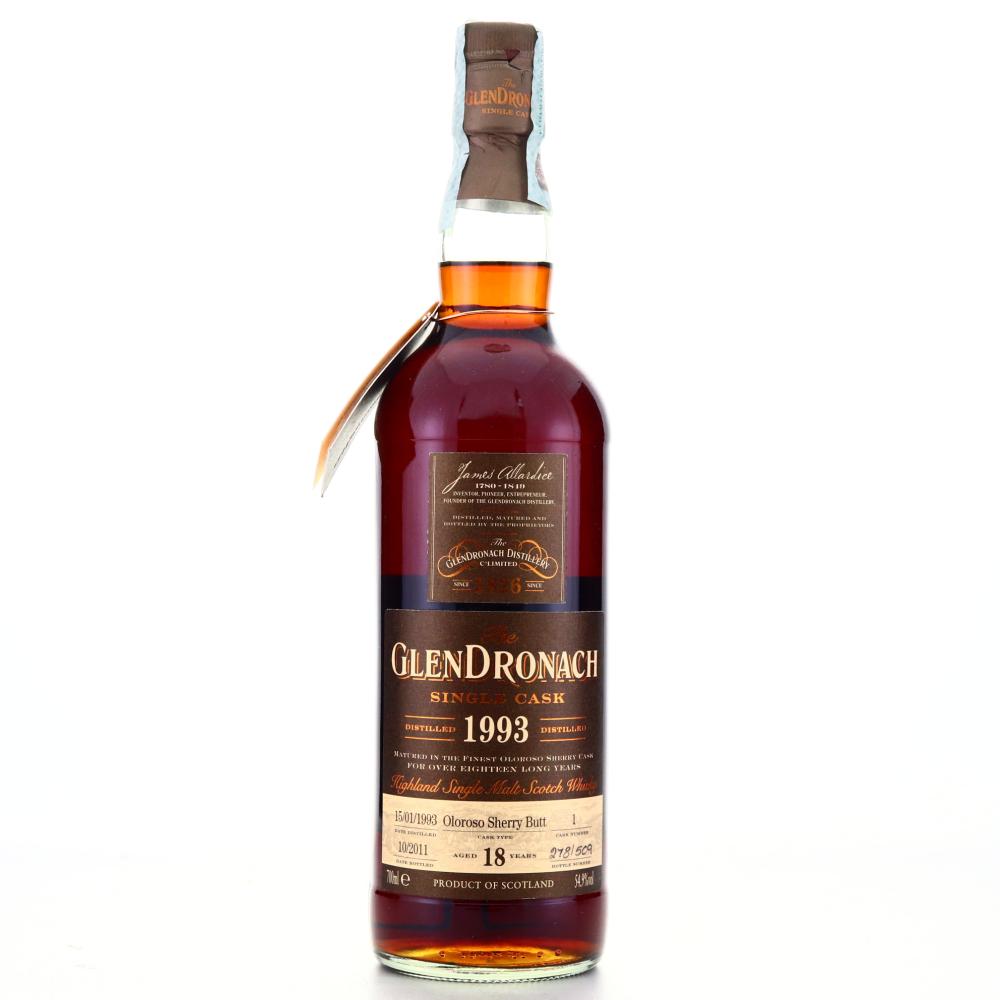 Glendronach 1993 Single Oloroso Sherry Butt 18 Year Old #1