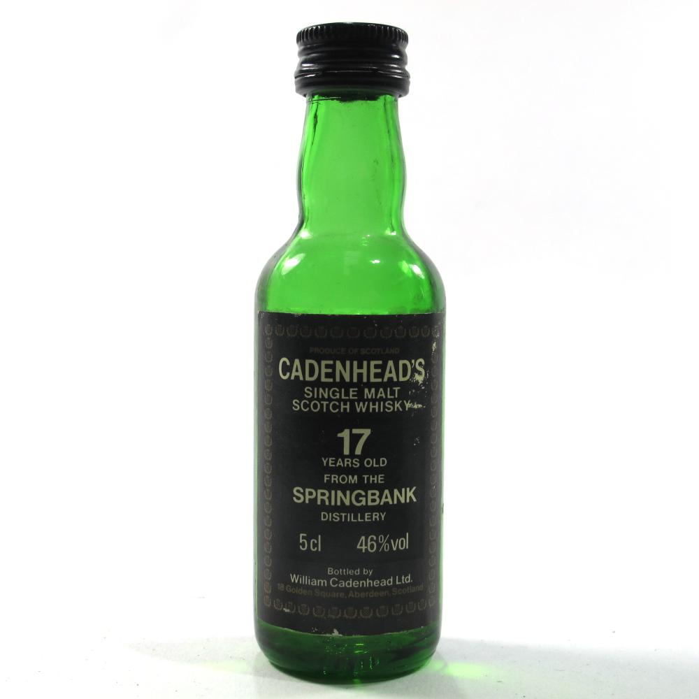 Springbank 17 Year Old Cadenhead's Miniature 5cl