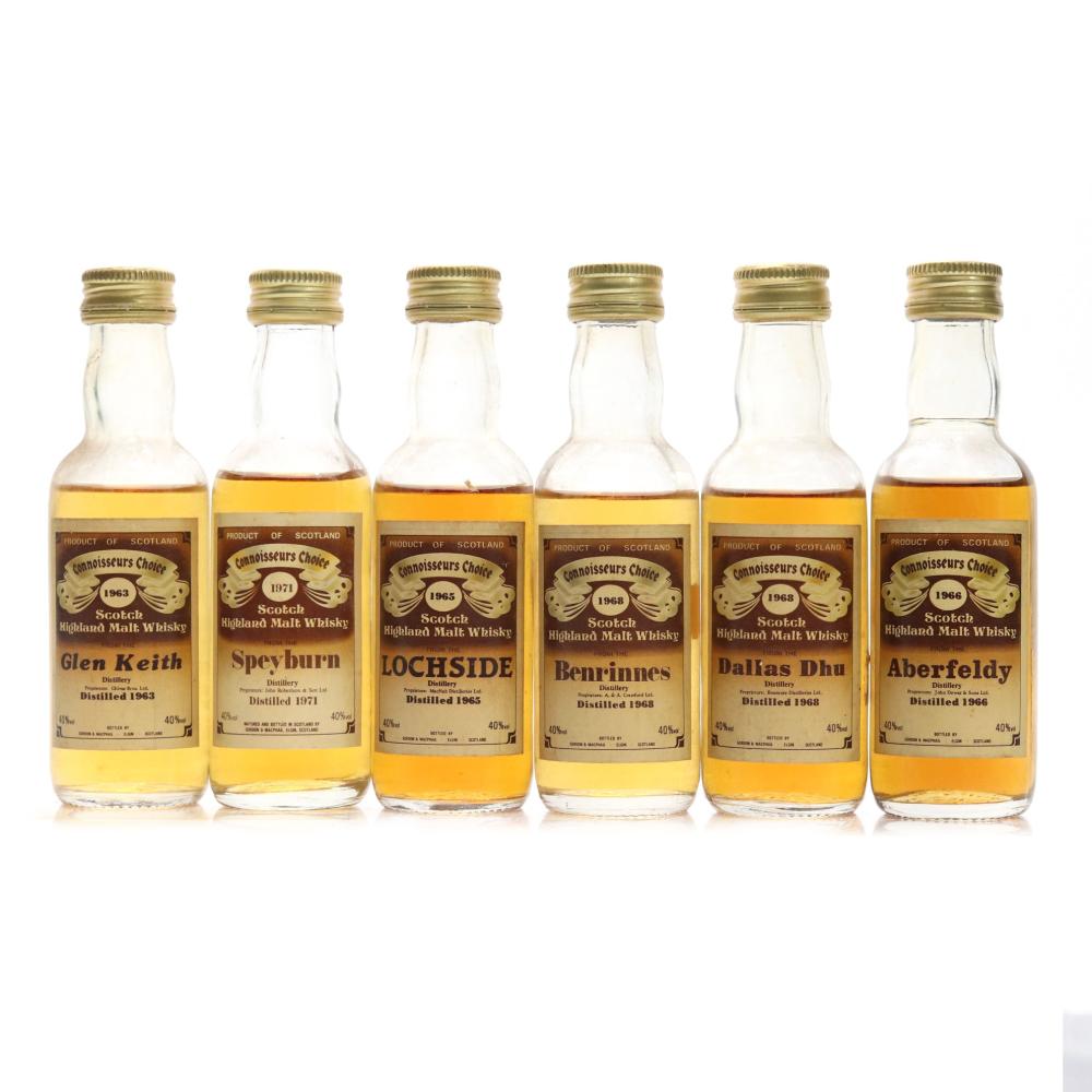 Gordon and MacPhail Miniature Selection x 6 / includes 1968 Dallas Dhu