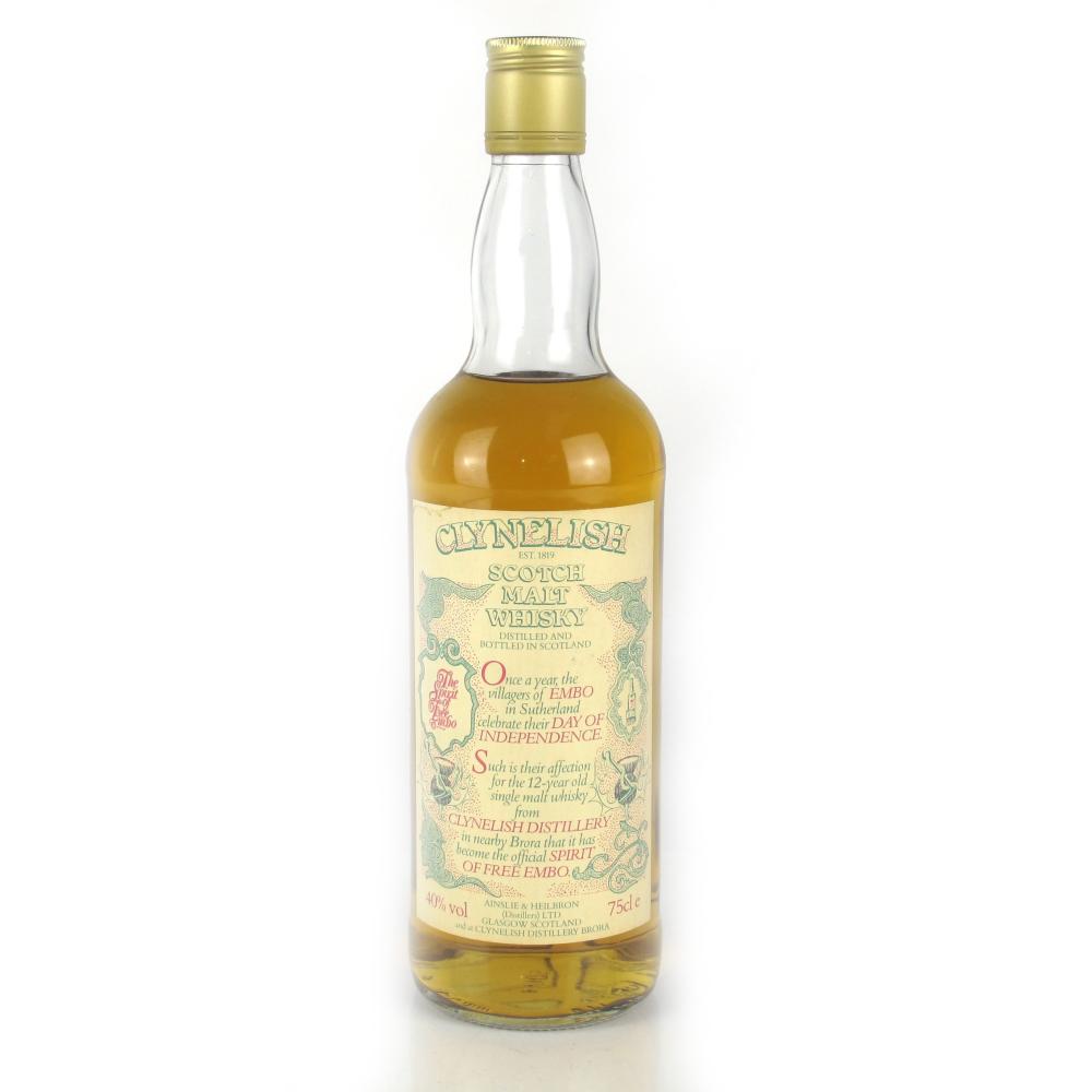Clynelish 12 Year Old / Spirit of Free Embo Bottled 1988