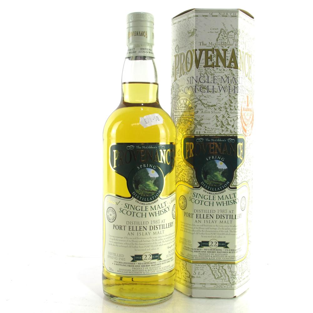 Port Ellen 1983 Douglas McGibbon 22 Year Old