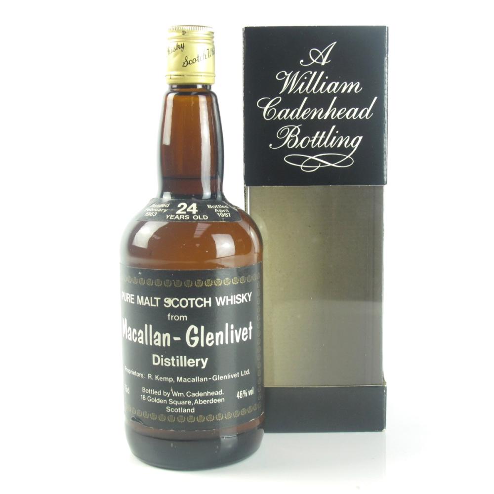 Macallan - Glenlivet 1963 Cadenhead's 24 Year Old