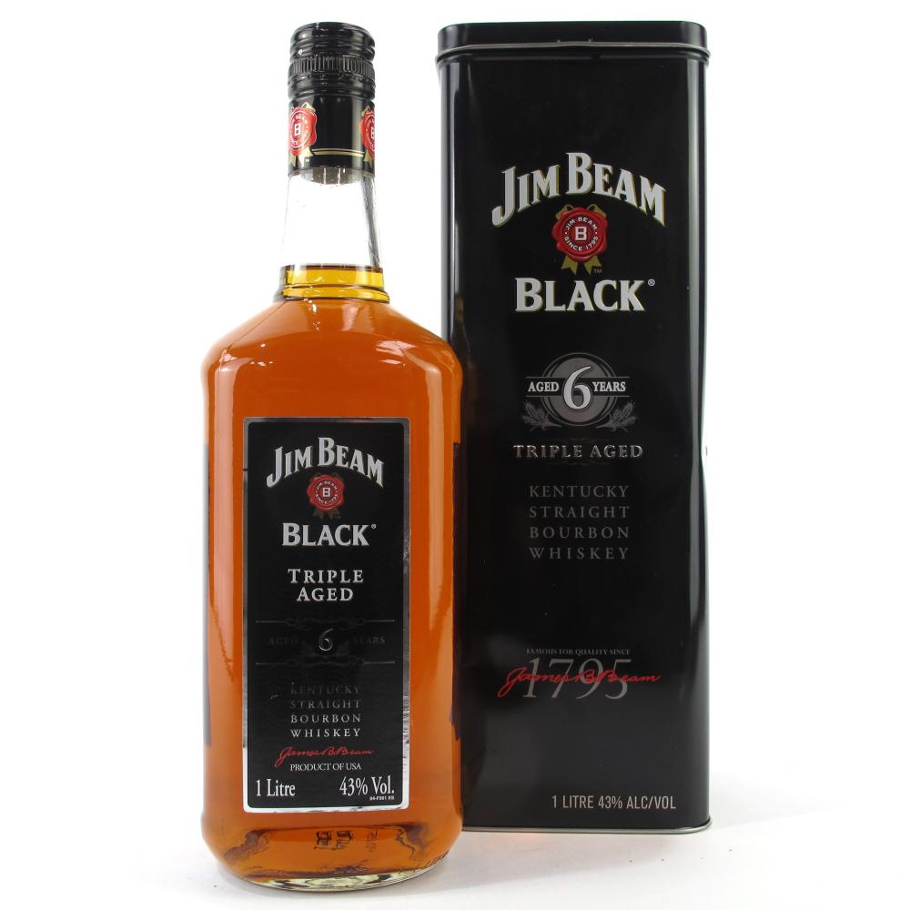 Jim Beam Black 6 Year Old 1 Litre