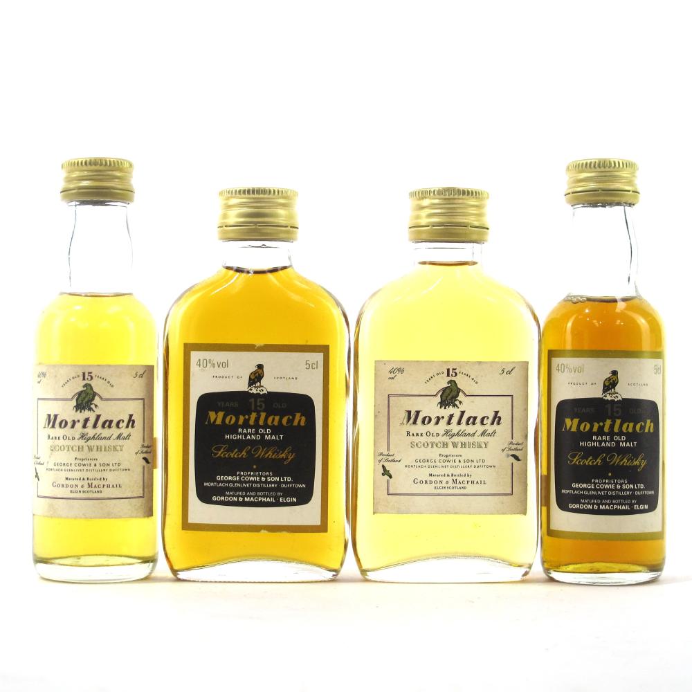 Mortlach 15 Year Old Gordon and MacPhail Miniature Selection 4 x 5cl